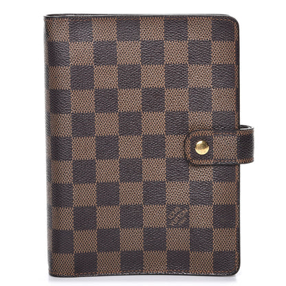 Louis Vuitton Damier Ebene Medium Ring Agenda Cover 1 of 7