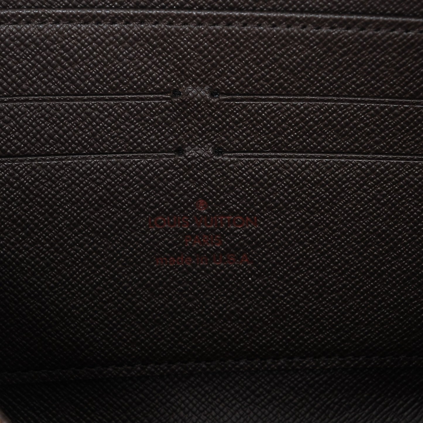 Damier Ebene Zippy Wallet