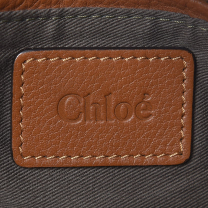Chloe Calfskin Large Marcie Satchel Tan 6 of 8