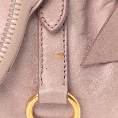 Miu Miu Vitello Lux Mini Bow Bag Cipria 16 of 19