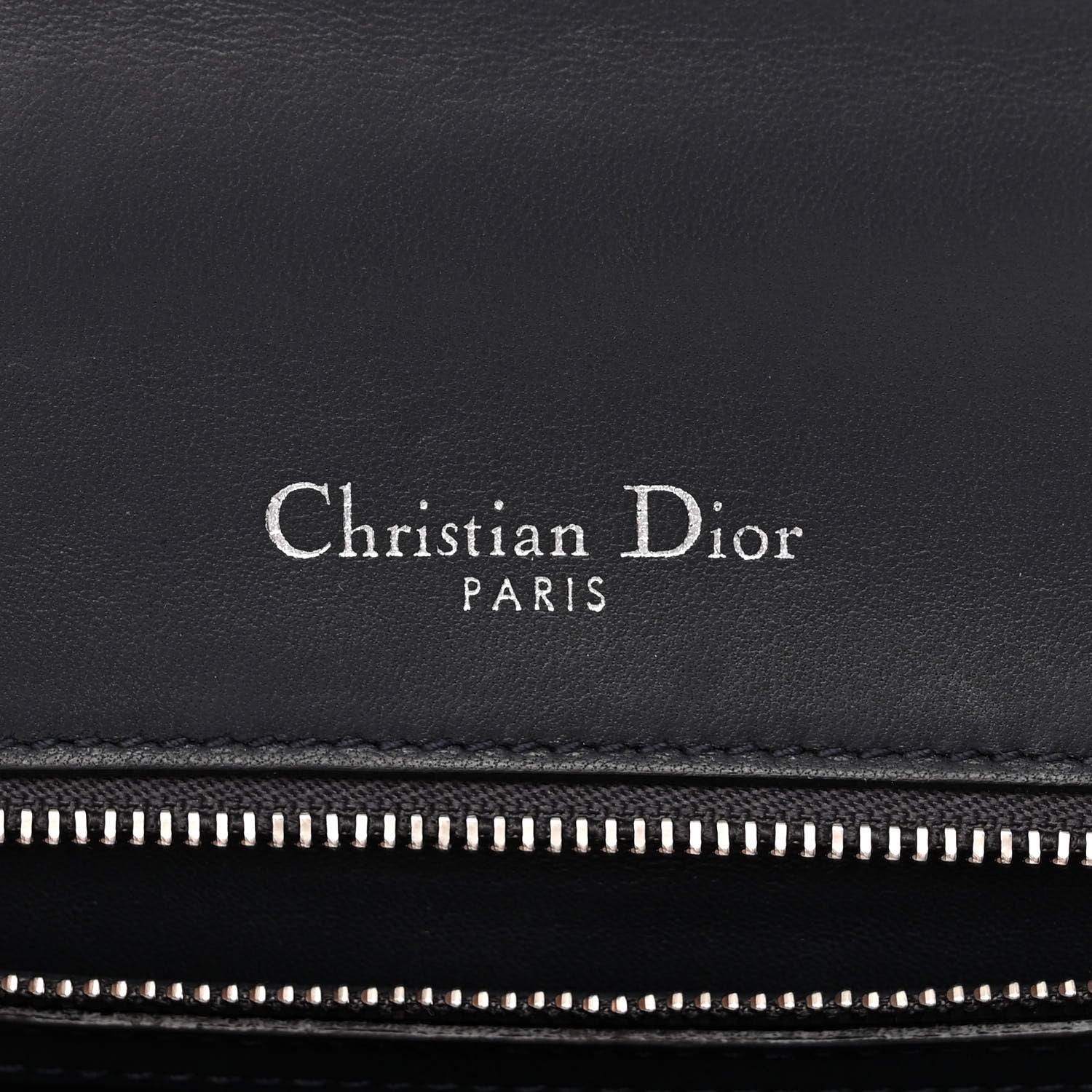 Christian Dior Metallic Patent Micro-Cannage Medium Diorama Flap Bag Silver 5 of 8