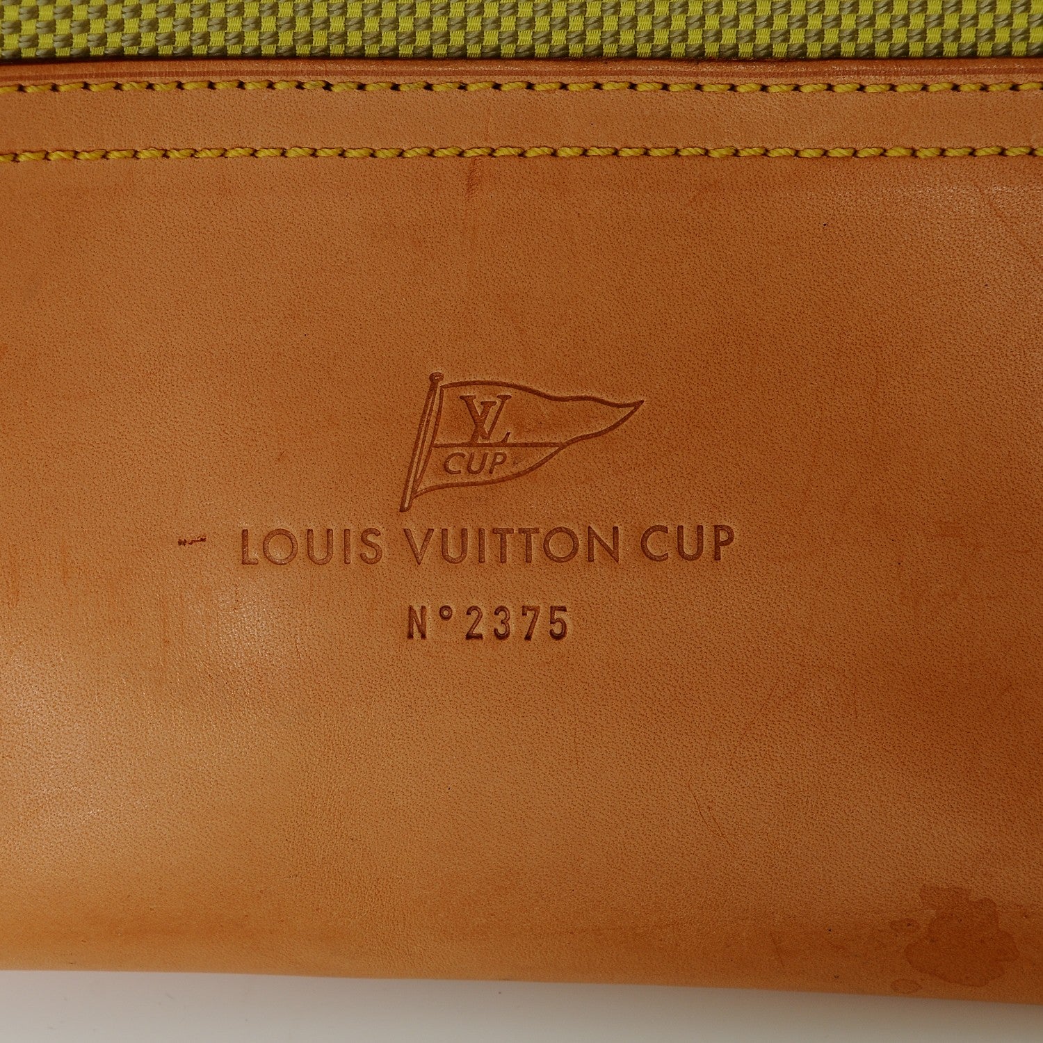 Louis Vuitton Damier Geant Americas Cup Cube Bag Yellow 7 of 7