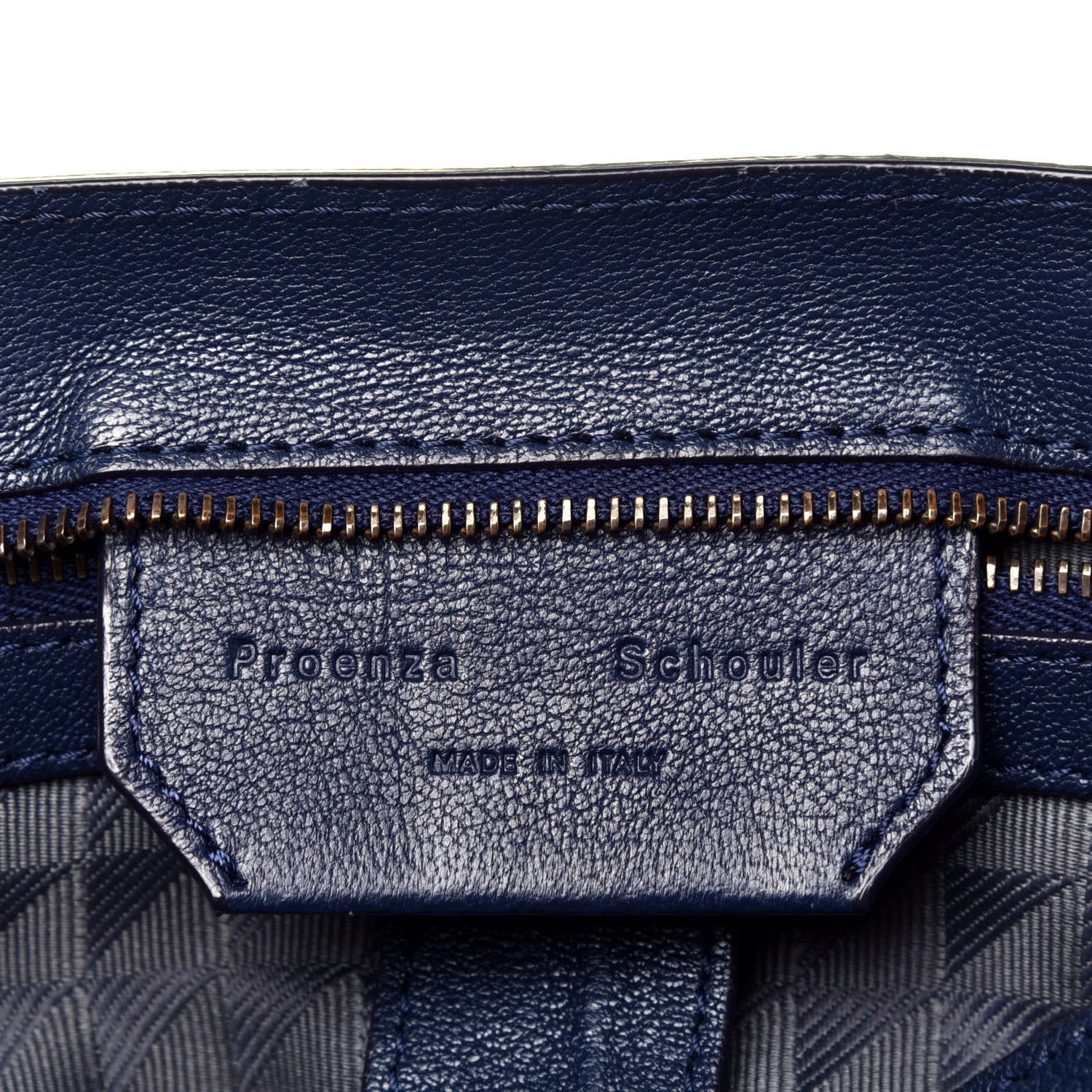 Proenza Schouler Lambskin Large PS1 Satchel Midnight 6 of 9
