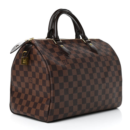 Louis Vuitton Damier Ebene Speedy 30 3 of 9