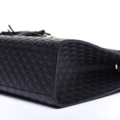 Gucci Microguccissima Medium Emily Chain Shoulder Bag Black 7 of 14