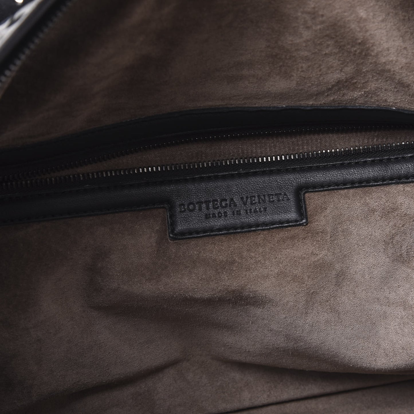 Nappa Intrecciato Montaigne Rings Satchel Black