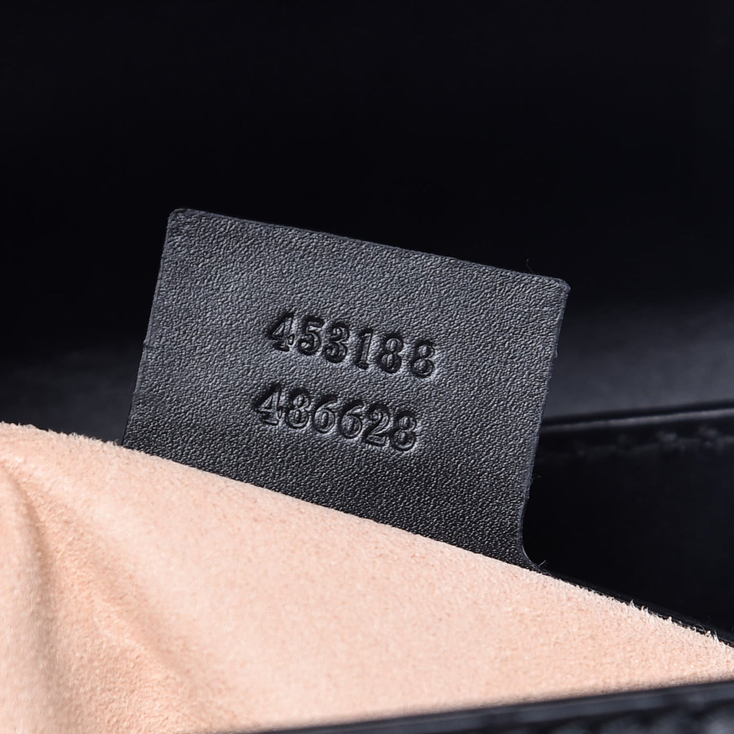 Guccissima Signature Small Padlock Top Handle Bag Black