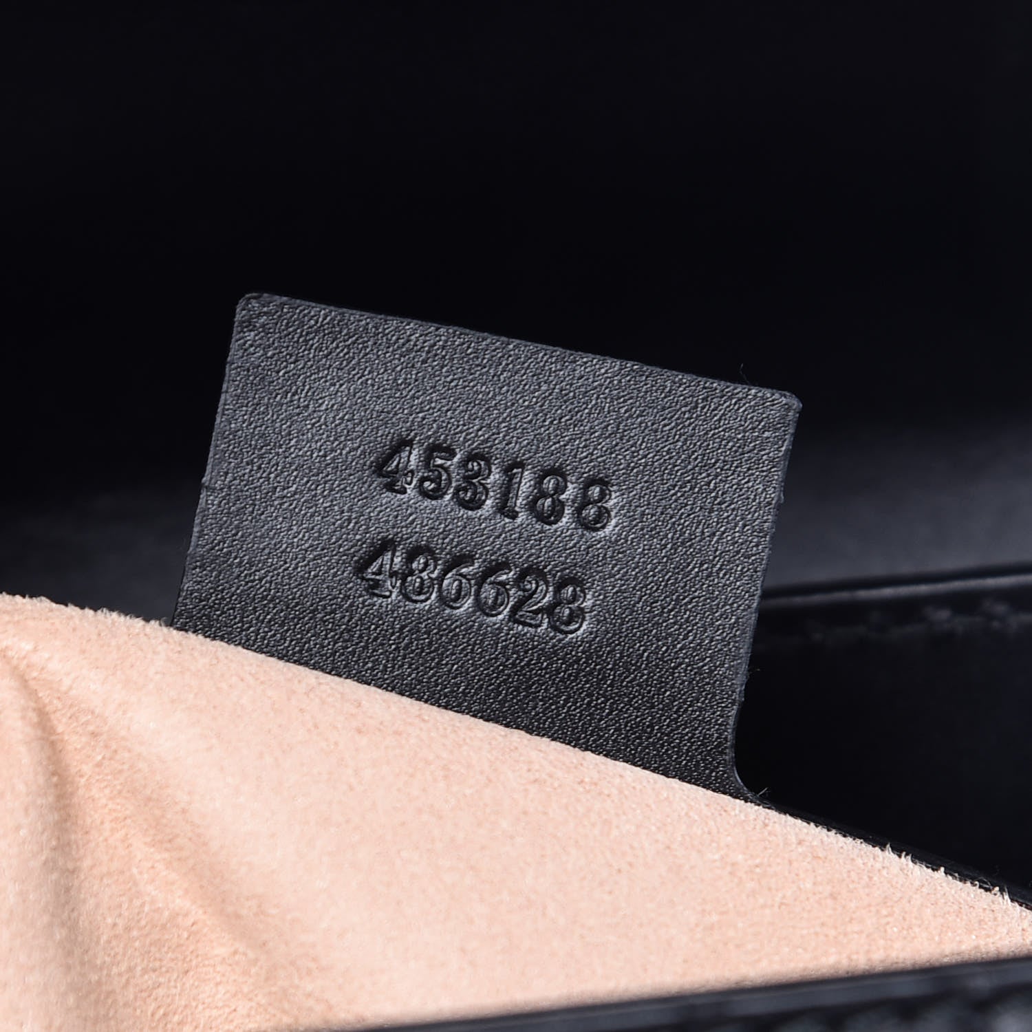 Gucci Guccissima Signature Small Padlock Top Handle Bag Black 7 of 12