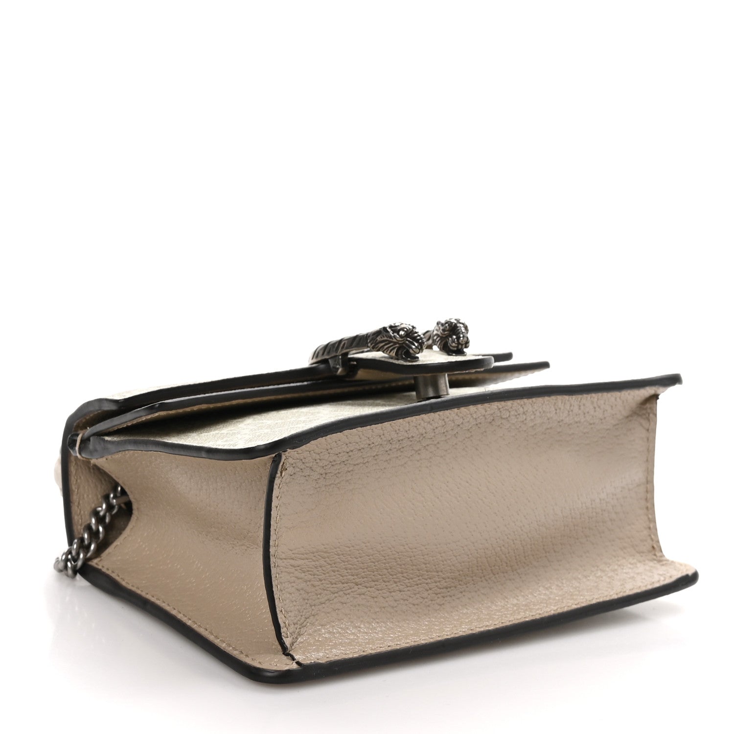 Gucci GG Supreme Monogram Mini Dionysus Top Handle Bag Beige Mystic White Oatmeal 4 of 10