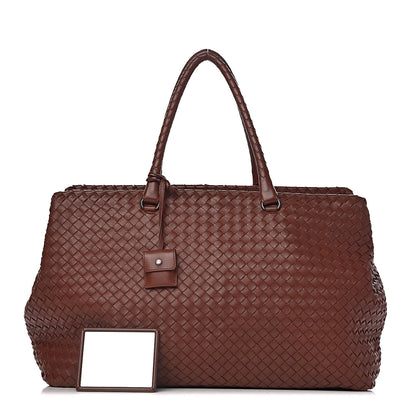 Bottega Veneta Nappa Intrecciato Brick Tote Canyon 1 of 14
