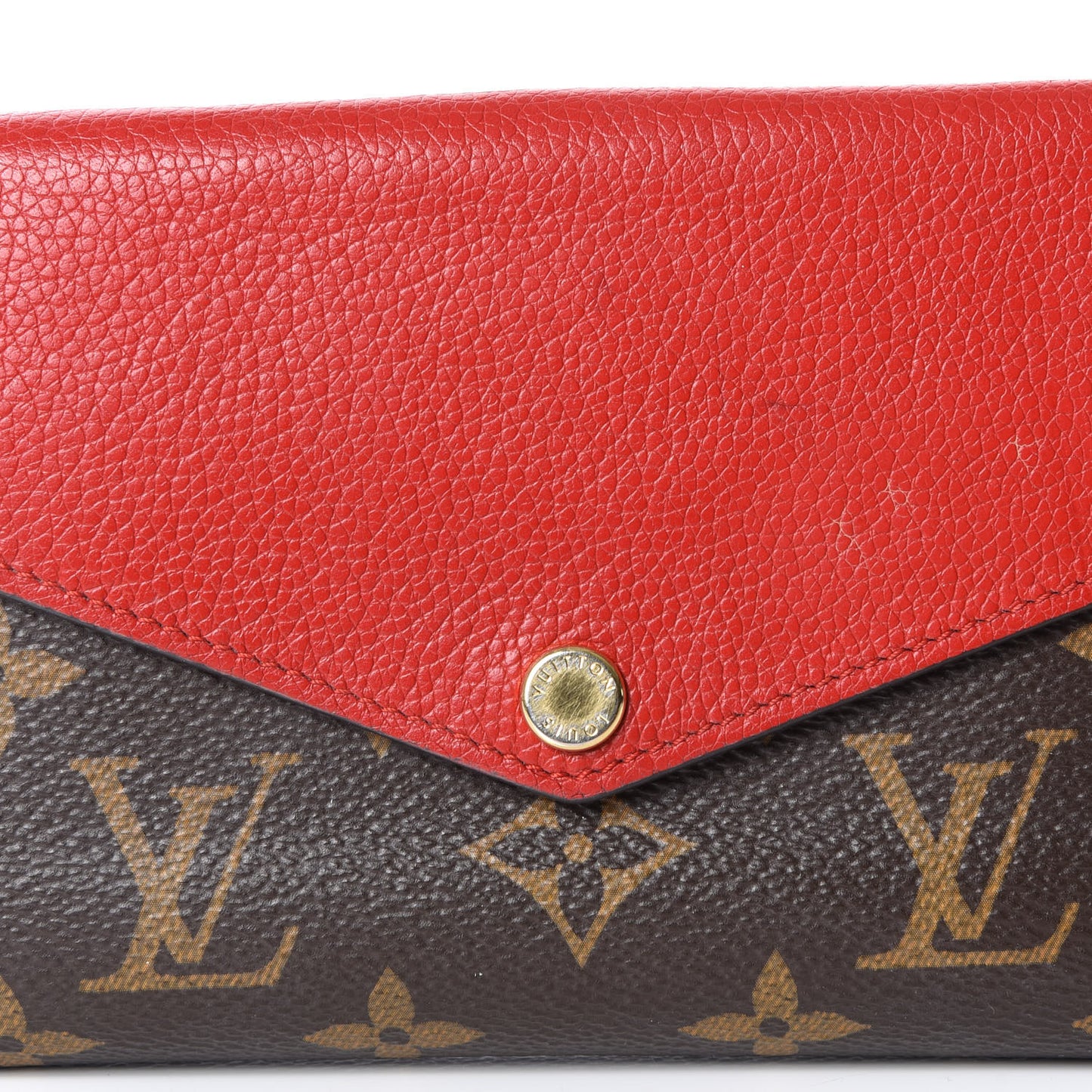 Monogram Pallas Compact Wallet Cherry