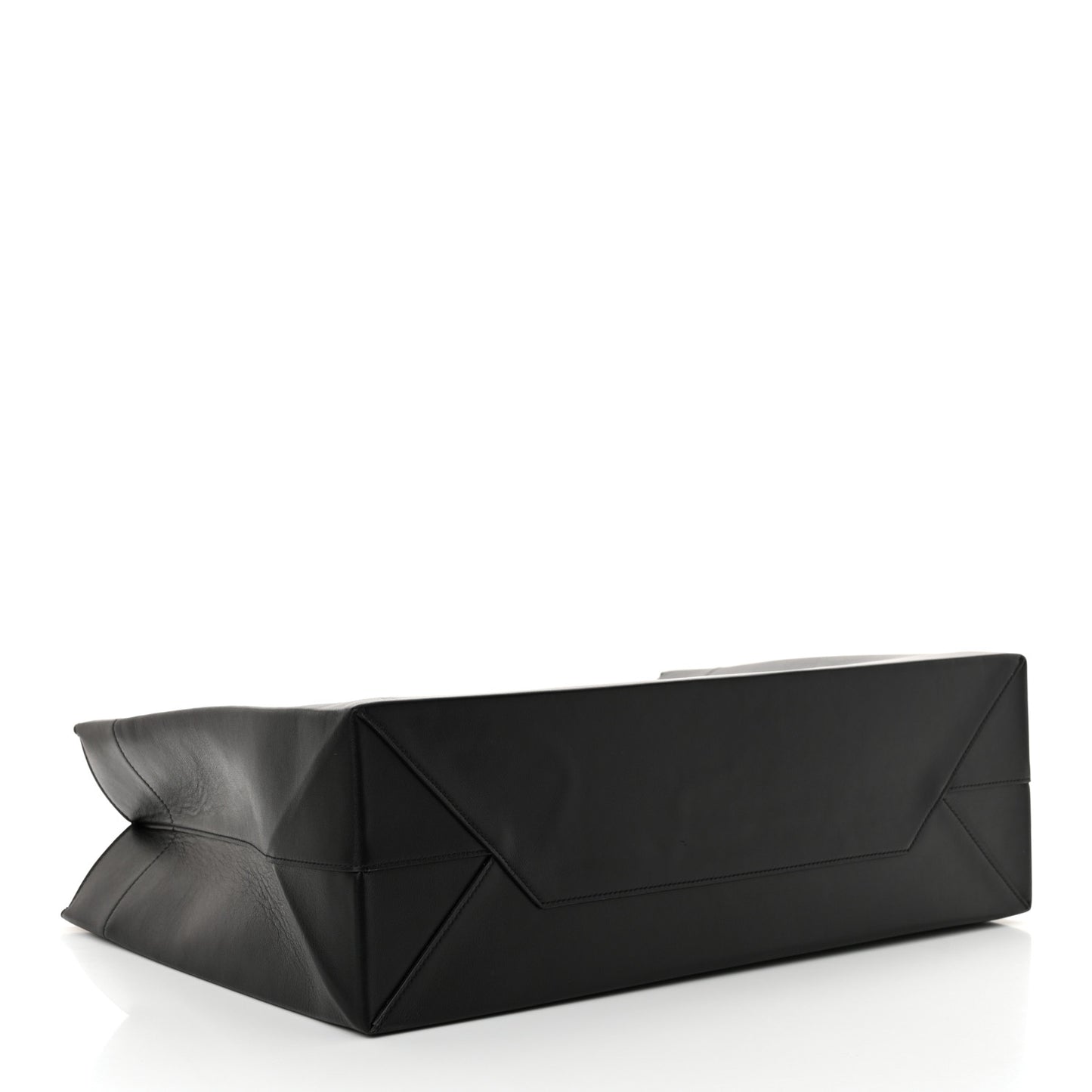 Soft Smooth Calfskin Large Duty Free Tote Black