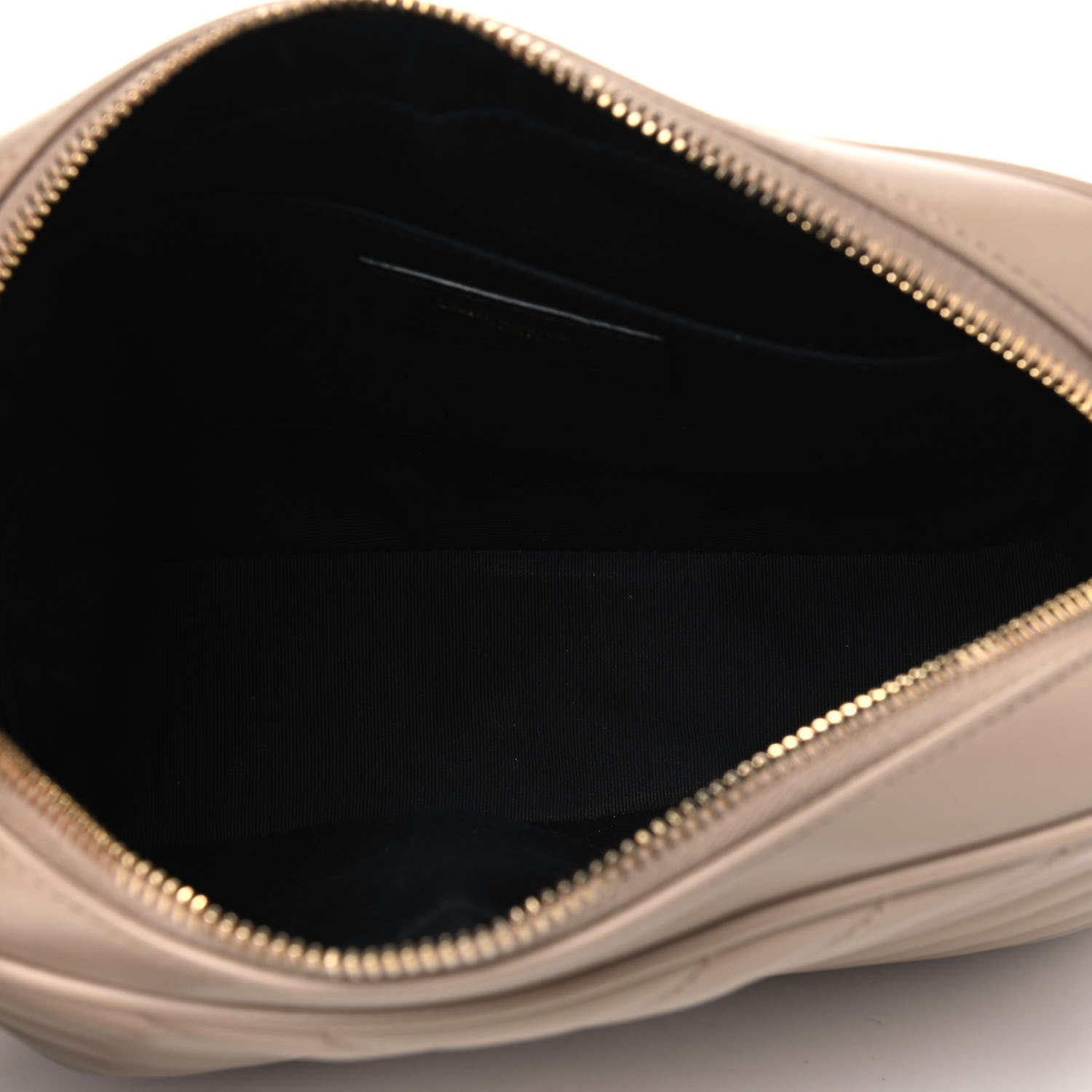 Saint Laurent Calfskin Matelasse Monogram Lou Camera Bag Dark Beige 4 of 6