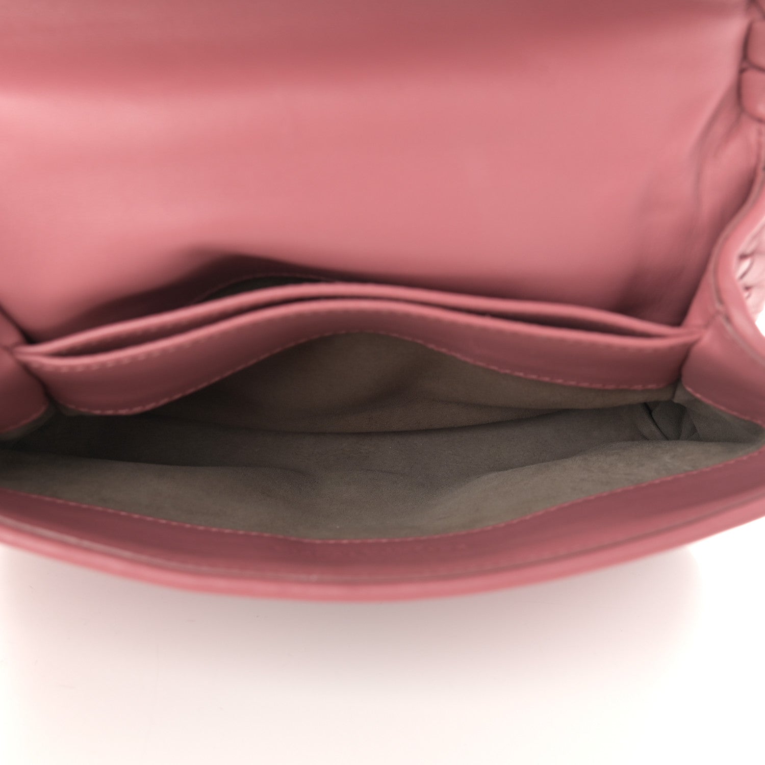 Bottega Veneta Nappa Intrecciato Baby Olimpia Shoulder Bag Rose Pink 5 of 9