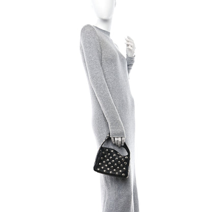 Khaite Pebbled Sport Calfskin Studded Small Elena Black 2 of 9