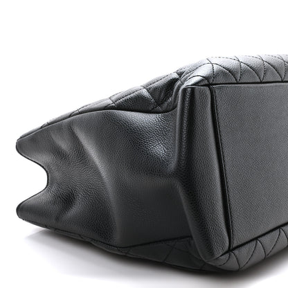 Chanel Caviar Quilted Grand Shopping Tote GST Black 9 of 10