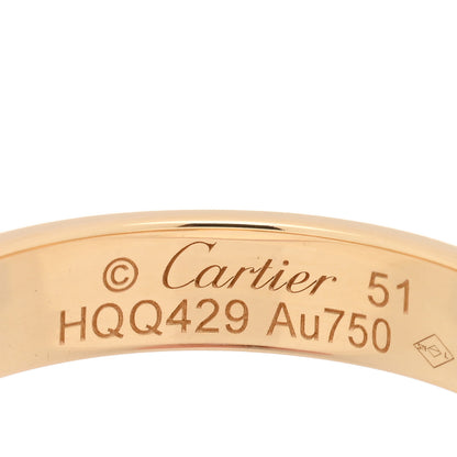 Cartier 18K Yellow Gold 3.5mm LOVE Wedding Band Ring 51 5.75 4 of 4