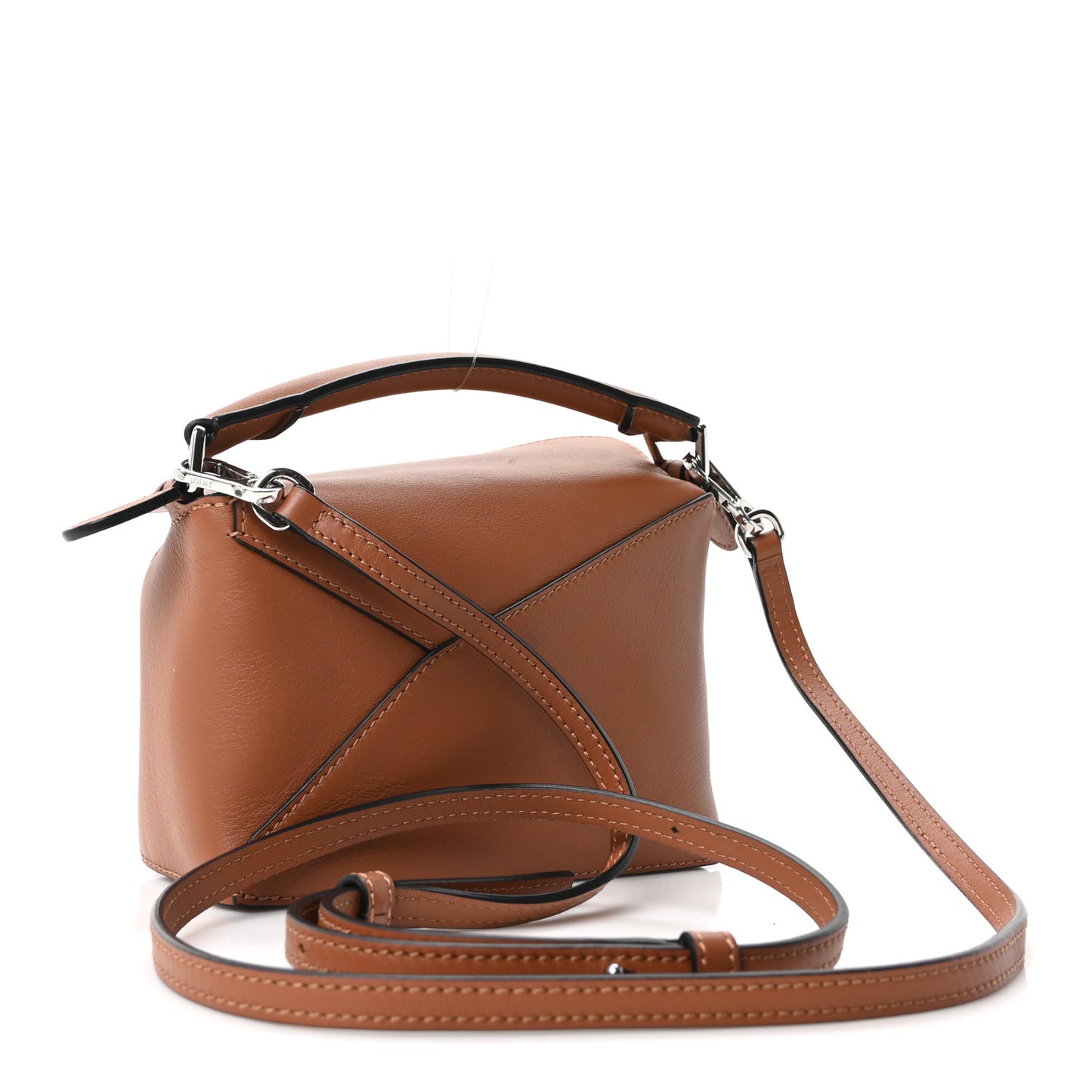 Calfskin Mini Puzzle Bag Tan