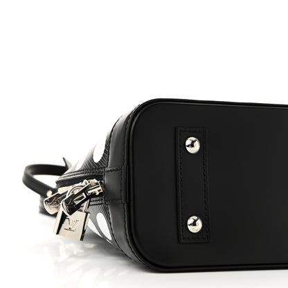Louis Vuitton X YK Epi Alma BB Black White 8 of 9