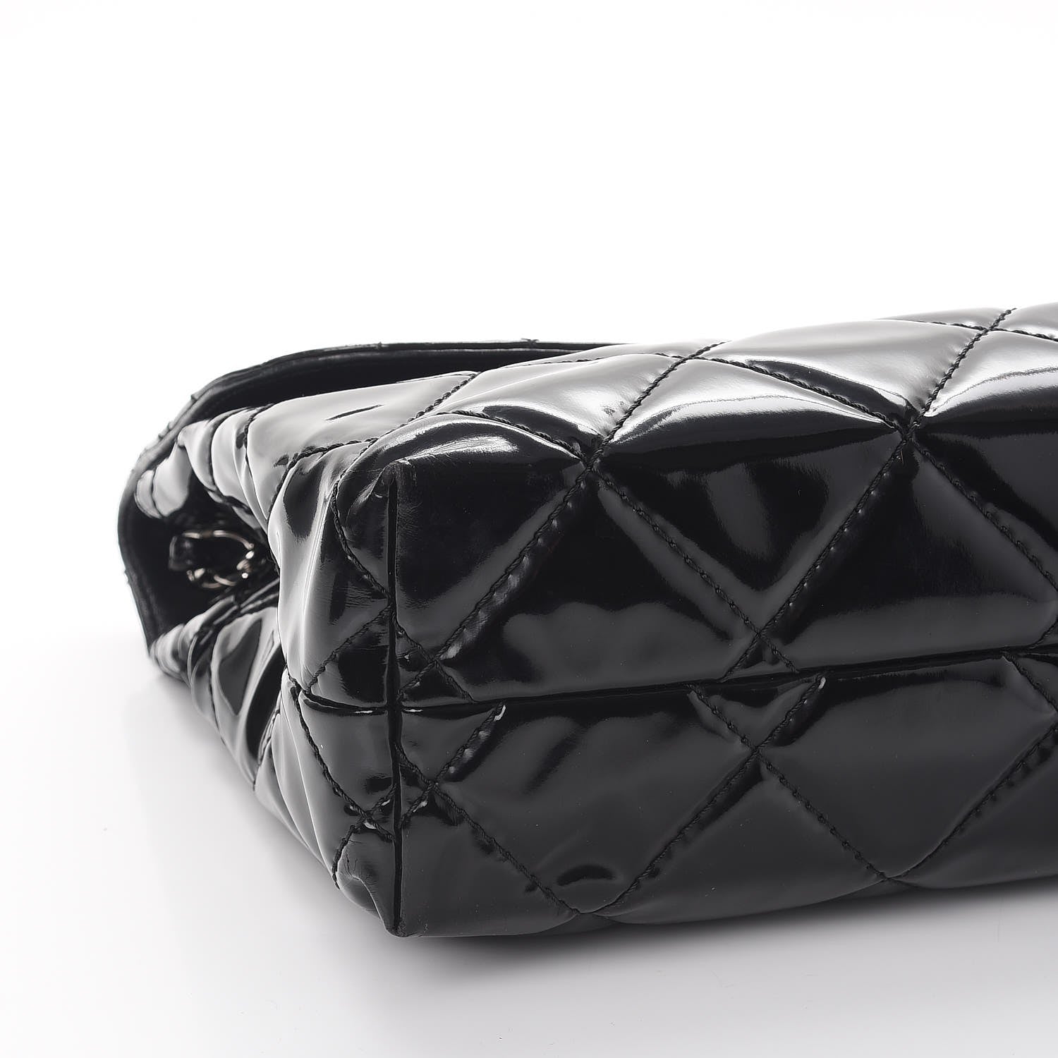 Chanel Vinyl Quilted In the Business Flap Bag Black 11 of 12