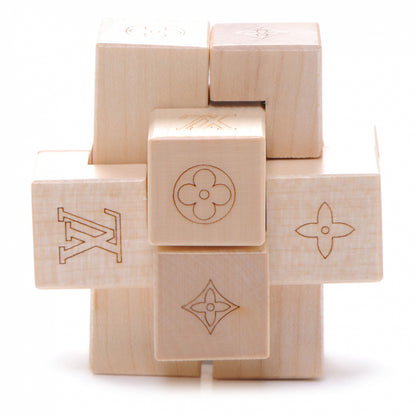 Louis Vuitton Le Pateki Wood Cube Puzzle VIP Gift 1 of 5