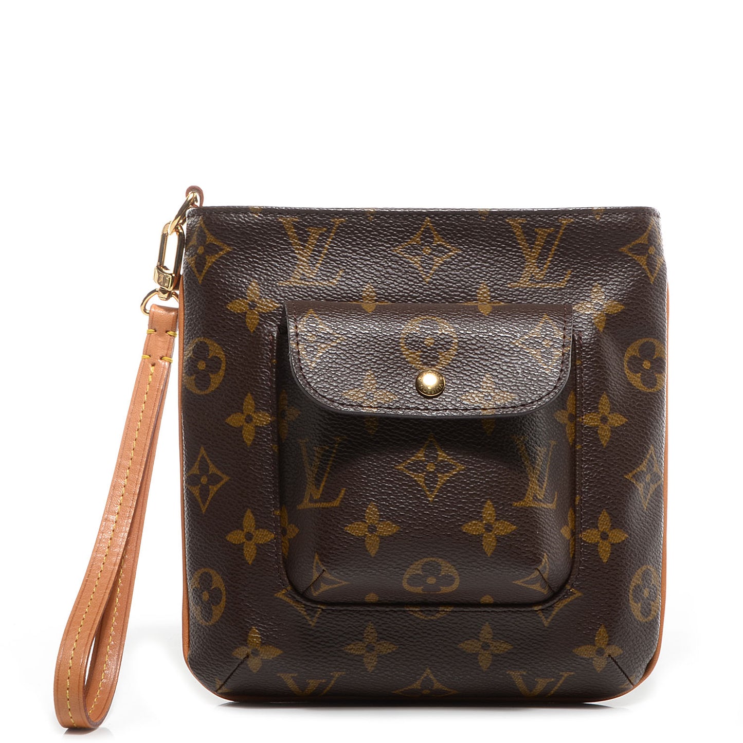 Monogram Partition Clutch