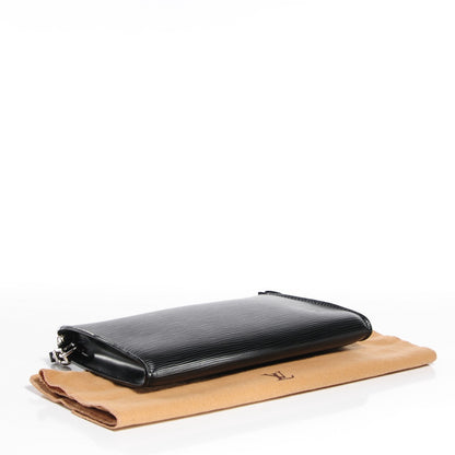 Louis Vuitton Epi Pochette Accessories 24 Black 4 of 7