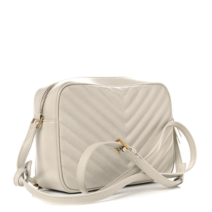 Saint Laurent Calfskin Matelasse Monogram Lou Camera Bag Crema Soft 3 of 10