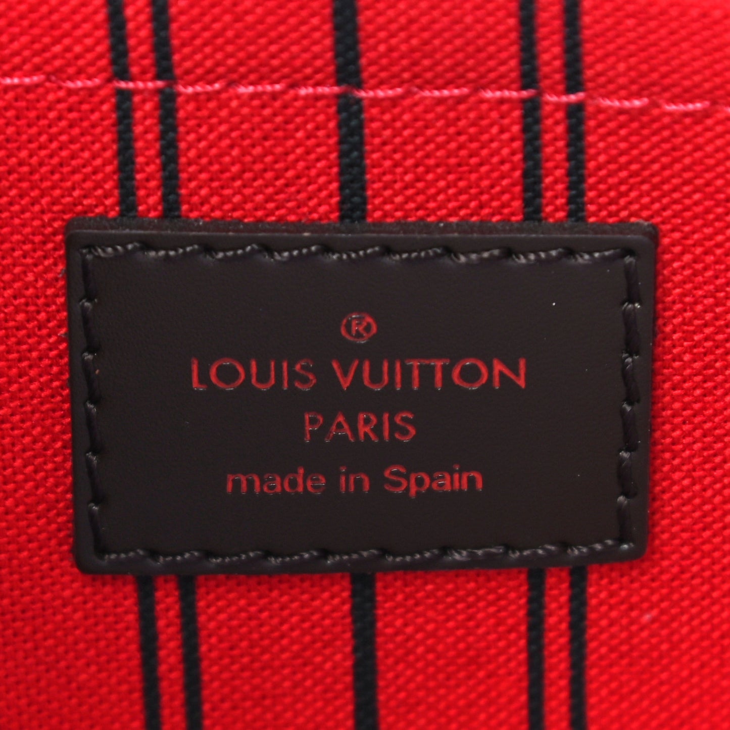 Damier Ebene Neverfull MM GM Pochette