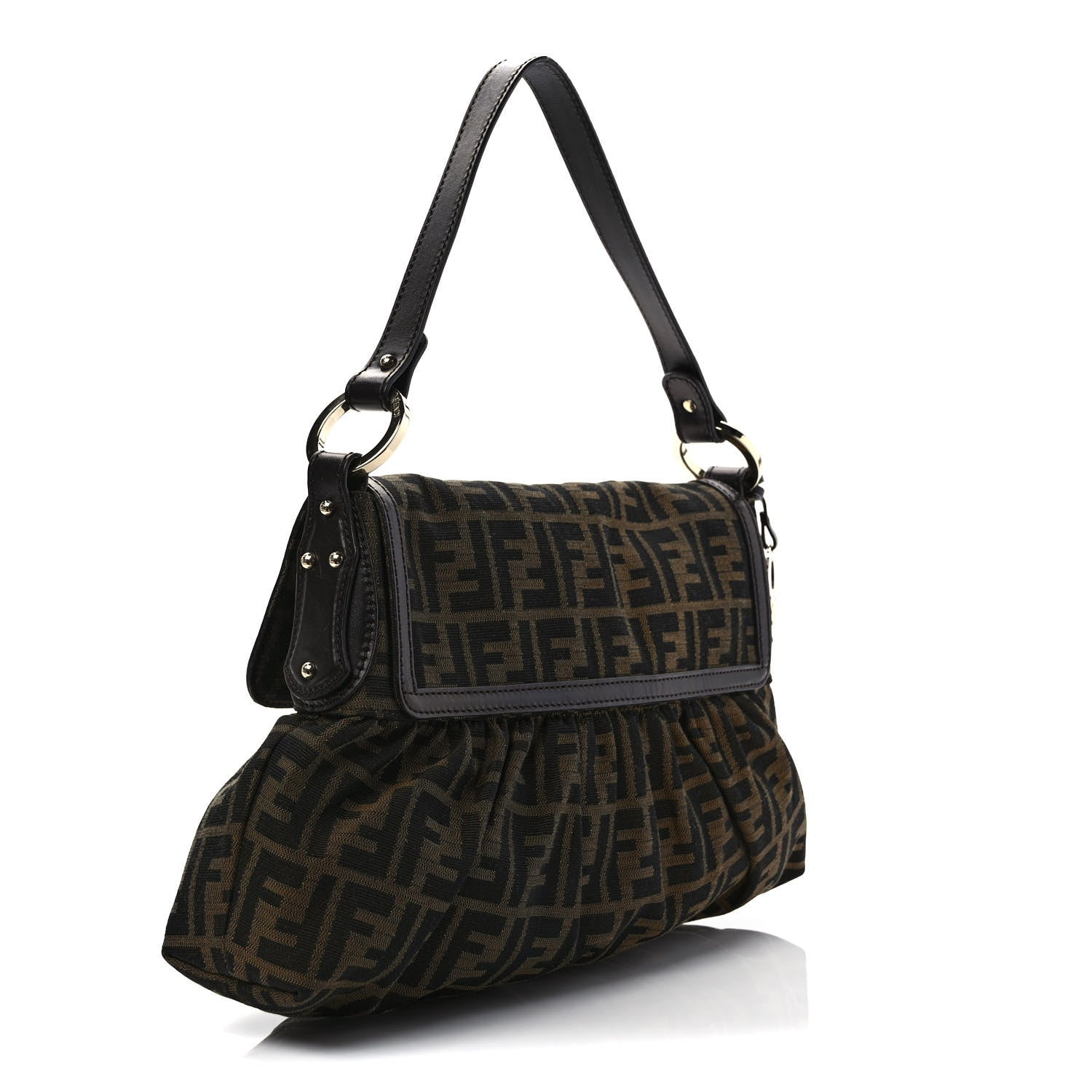 Fendi Zucca Medium Chef Shoulder Bag Tobacco 3 of 9