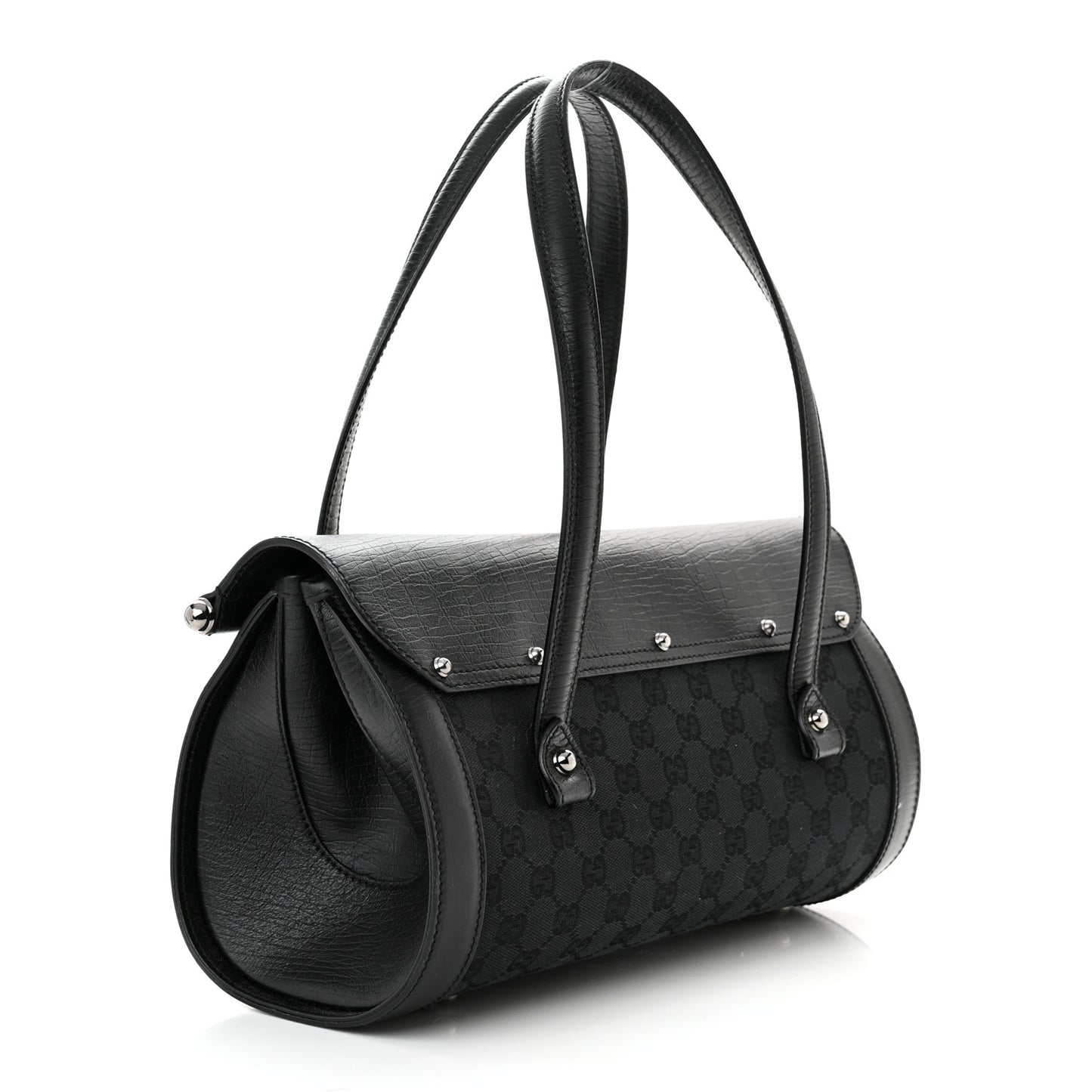 Monogram Bamboo Bullet Bag Black