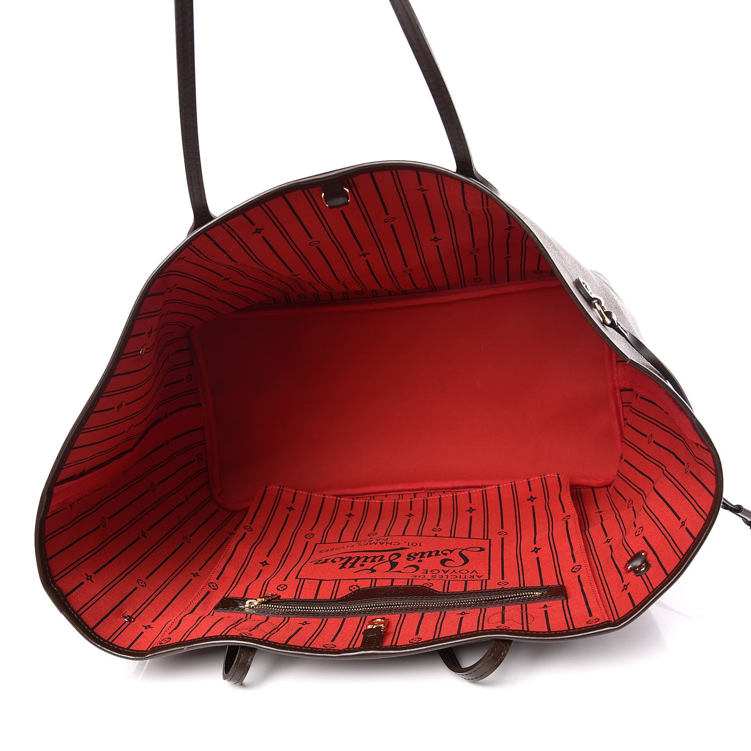 Louis Vuitton Damier Ebene Neverfull GM 7 of 9