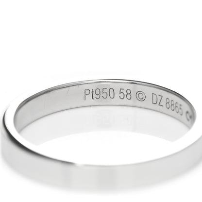 Cartier Platinum 3mm C De Cartier Wedding Band 58 8.5 4 of 6