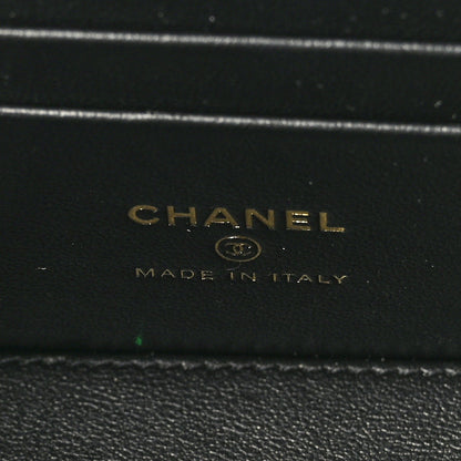 Chanel Caviar Quilted Polly Pocket East West Top Vanity With Chain Black 7 of 11