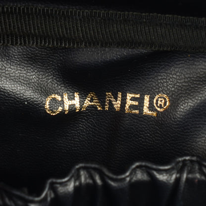 Chanel Lambskin Vanity Cosmetic Bag Black 6 of 7