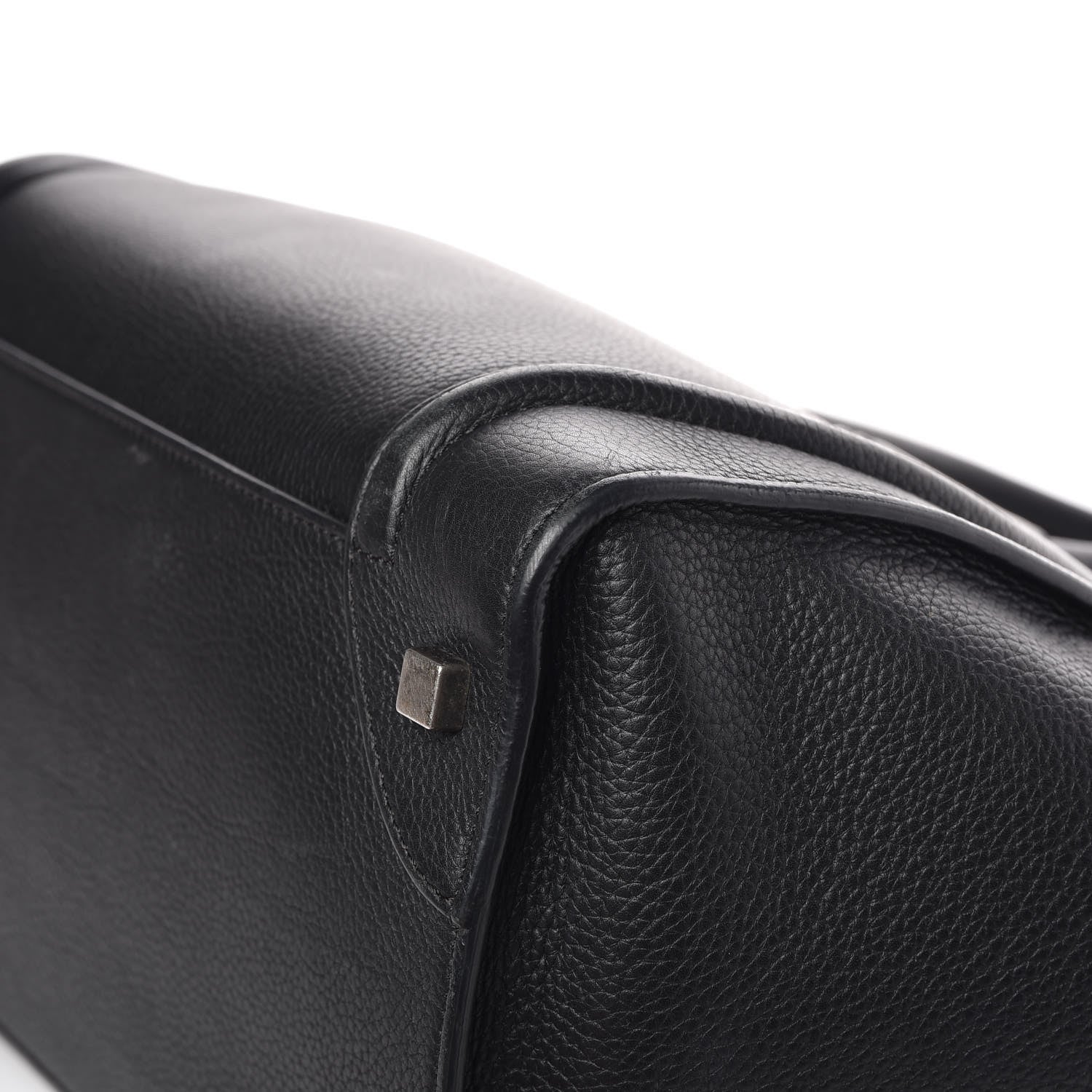 Celine Drummed Calfskin Mini Luggage Black 18 of 20