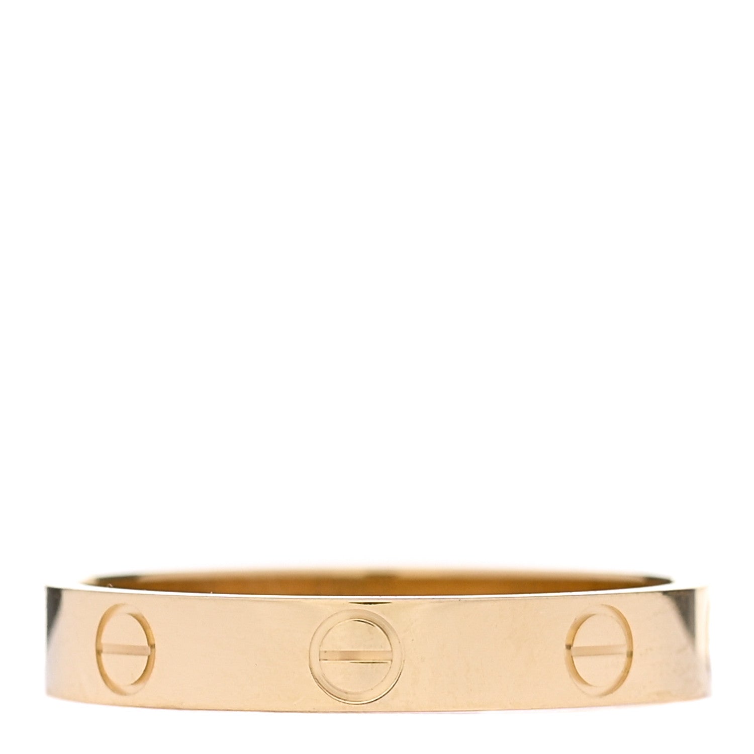 Cartier 18K Yellow Gold 3.5mm LOVE Wedding Band Ring 60 9 2 of 4