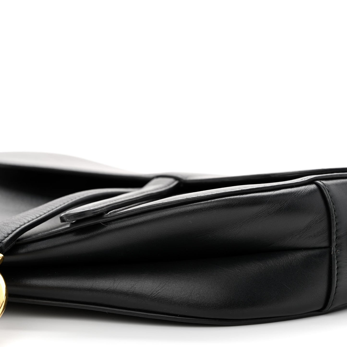 Calfskin Saddle Bag Black