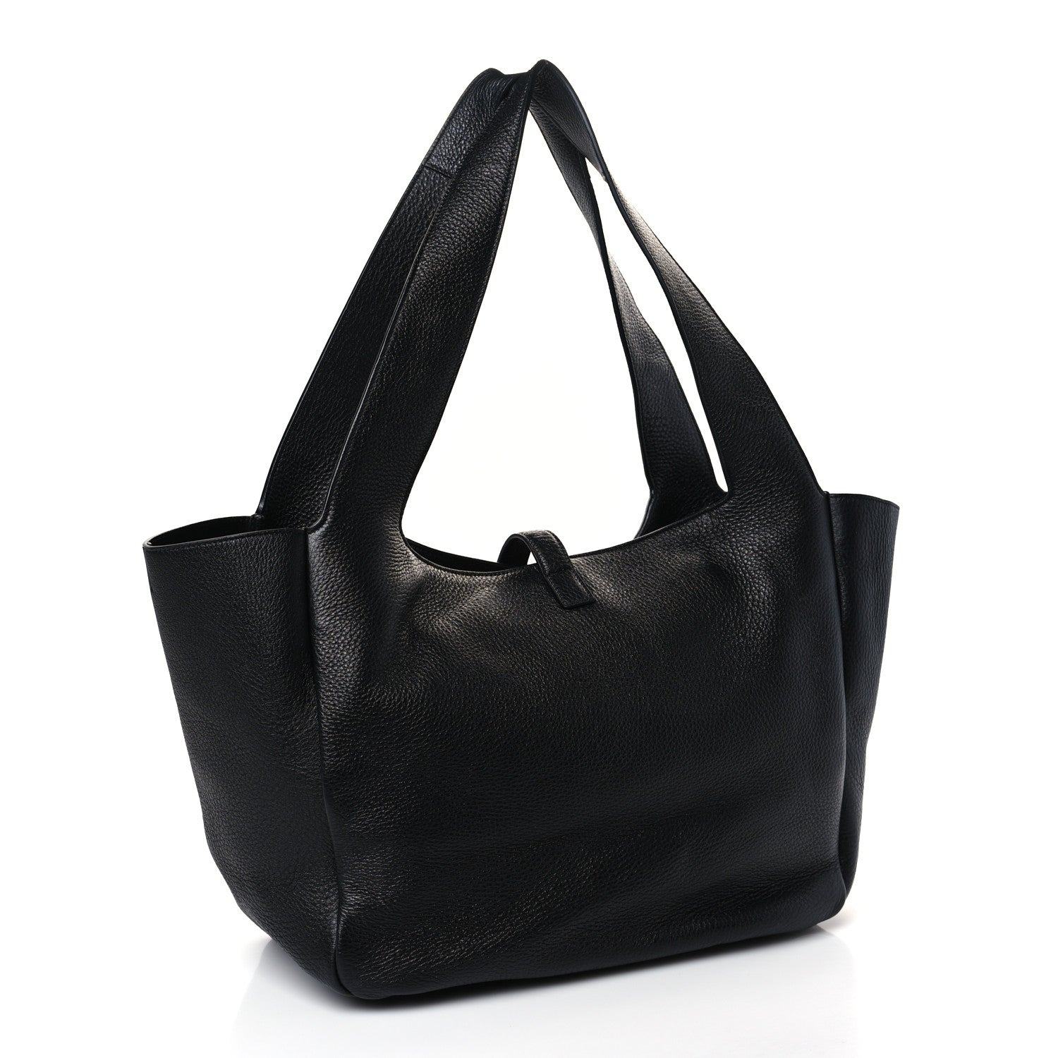 Saint Laurent Grained Deerskin Bea Tote Black 3 of 9