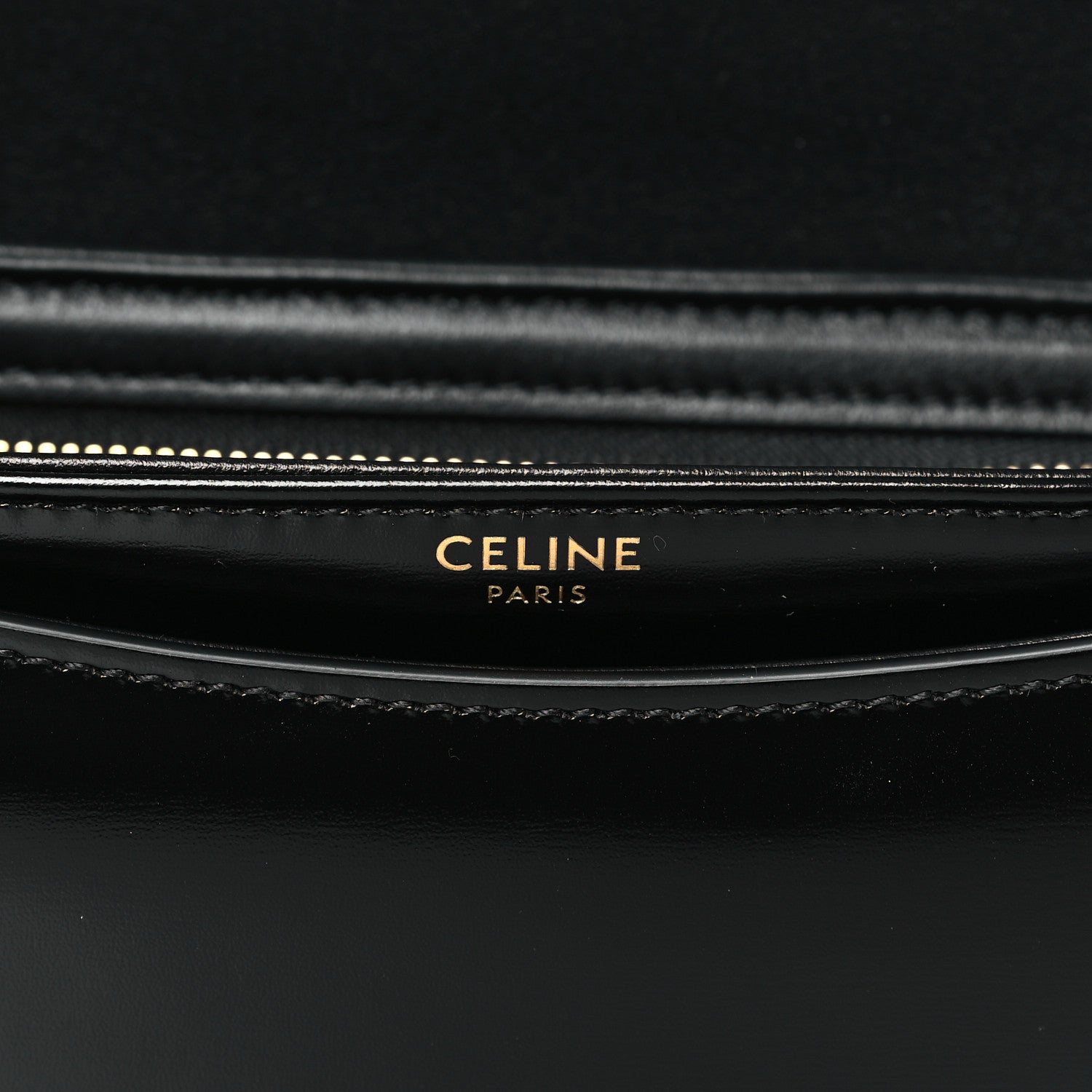 Celine Shiny Calfskin Teen Besace Black 6 of 8