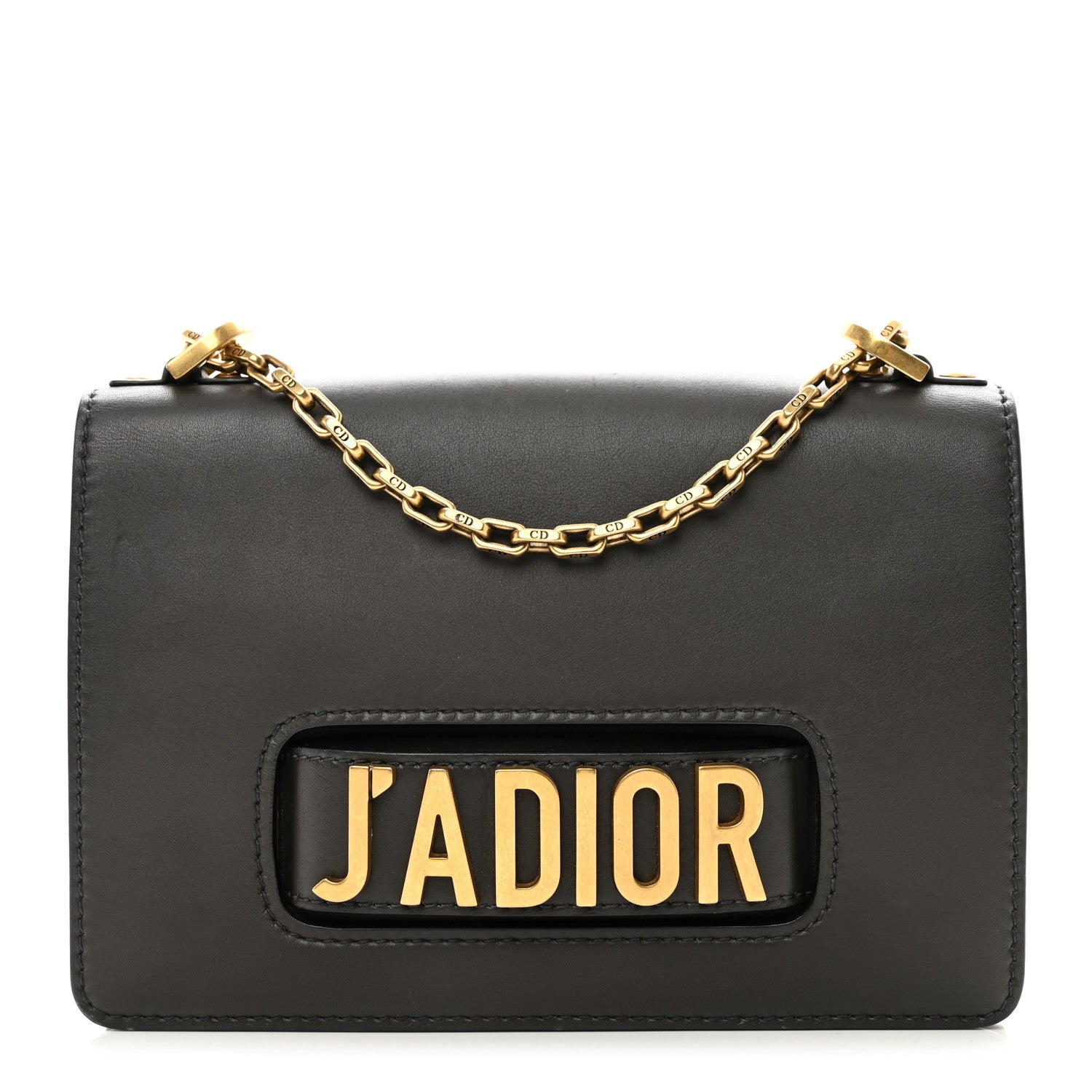 Christian Dior Calfskin Dior(e)volution Chain Flap Bag Grey 1 of 11