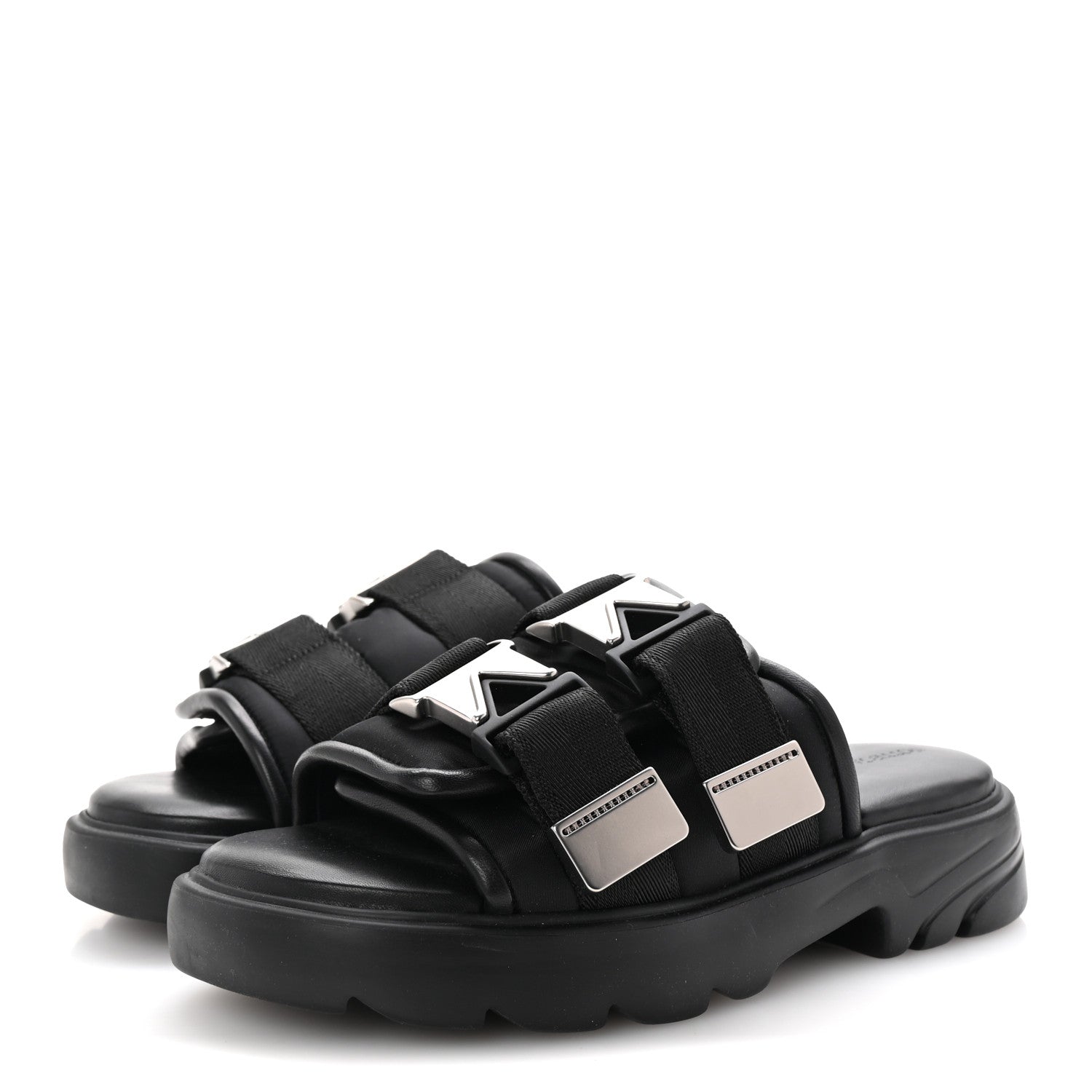 Bottega Veneta Nappa Flash 45mm Flat Sandals 39 Black 1715684