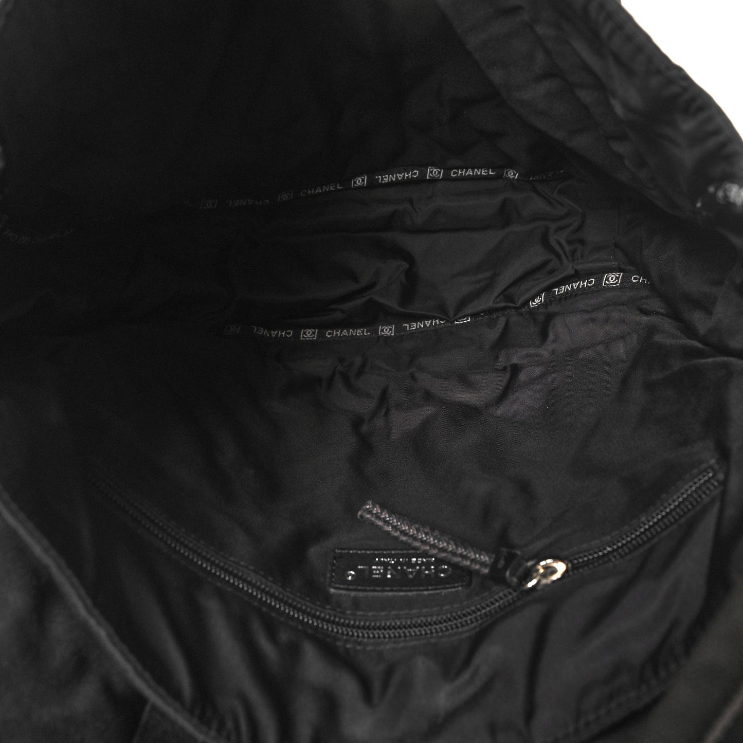 Canvas Pony Hair Quilted Sport CC Messenger Black