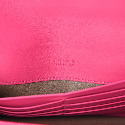 Bottega Veneta Nappa Intrecciato Continental Flap Wallet Rosa Shock 6 of 14