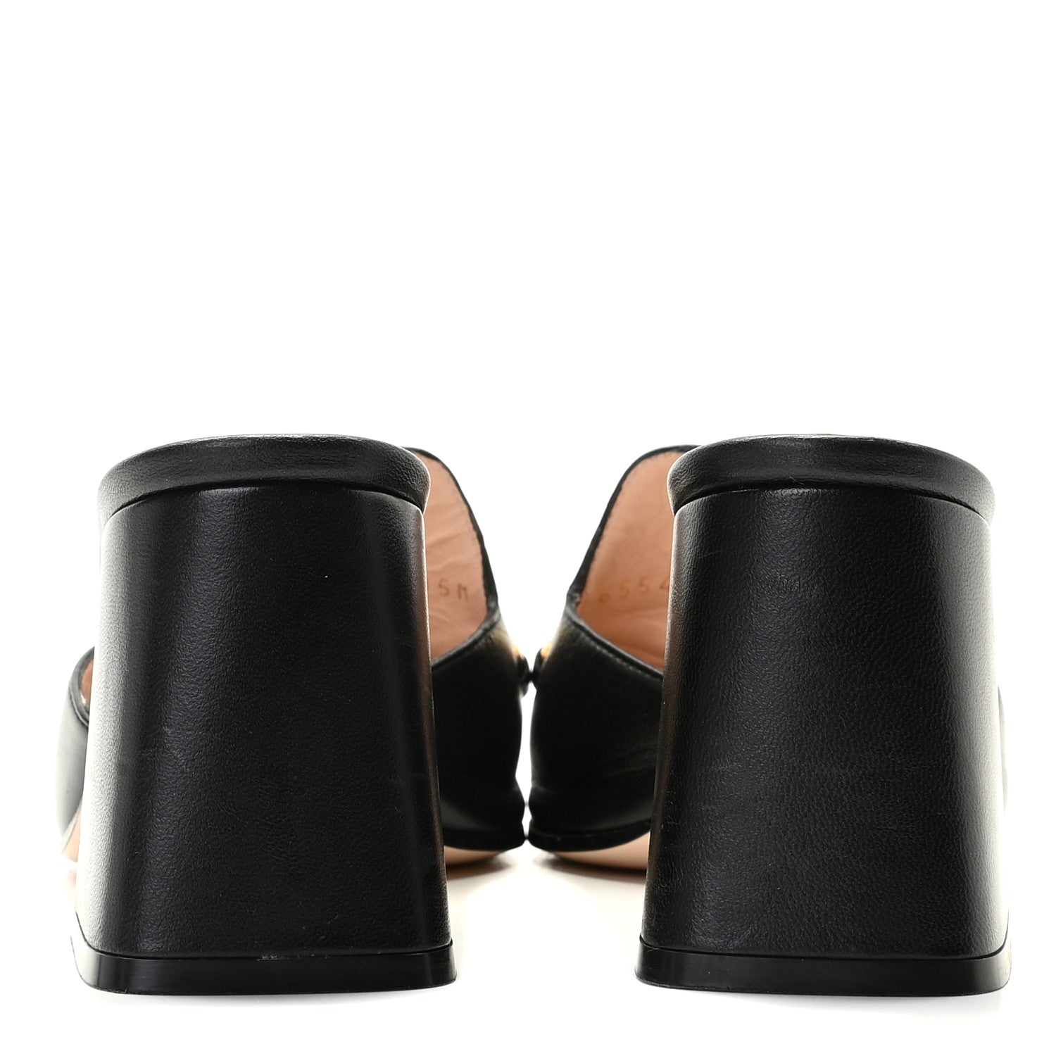 Gucci Nappa Horsebit 75mm Slide Sandals 36 Black 6 of 11