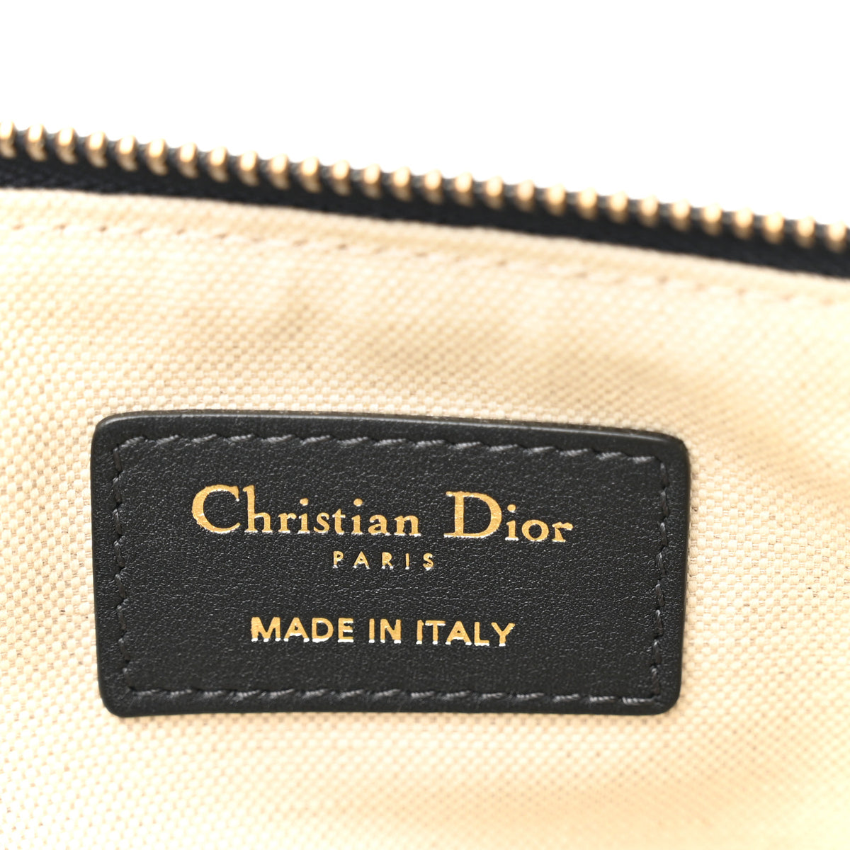 Christian Dior Oblique Pouch Clutch Blue 6 of 8