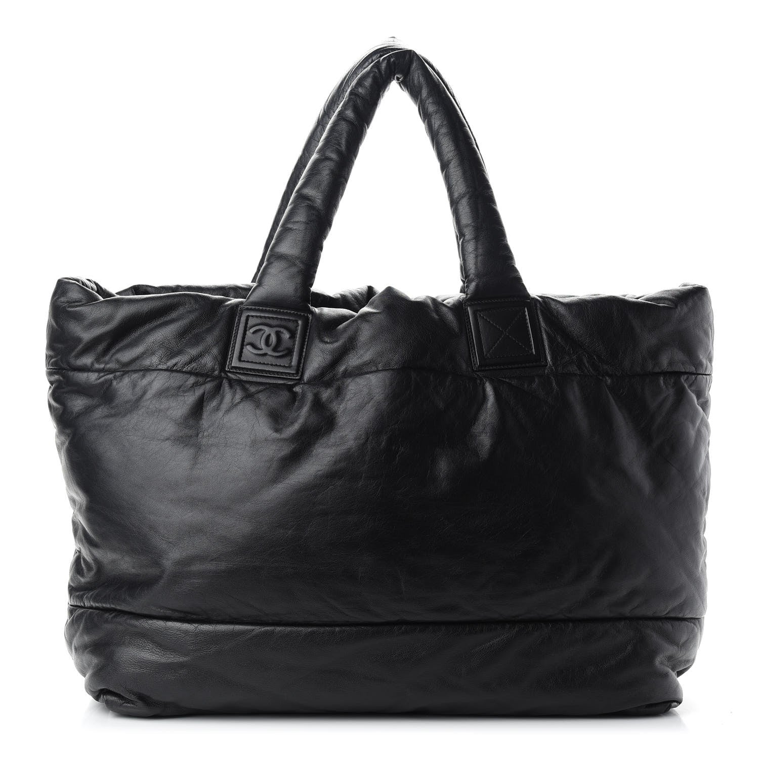 Chanel Lambskin Quilted Extra Large Coco Cocoon Reversible Tote Black 1 of 10