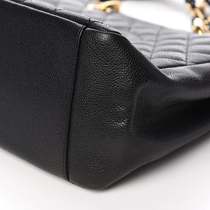 Chanel Caviar Quilted Grand Shopping Tote GST Black 9 of 10