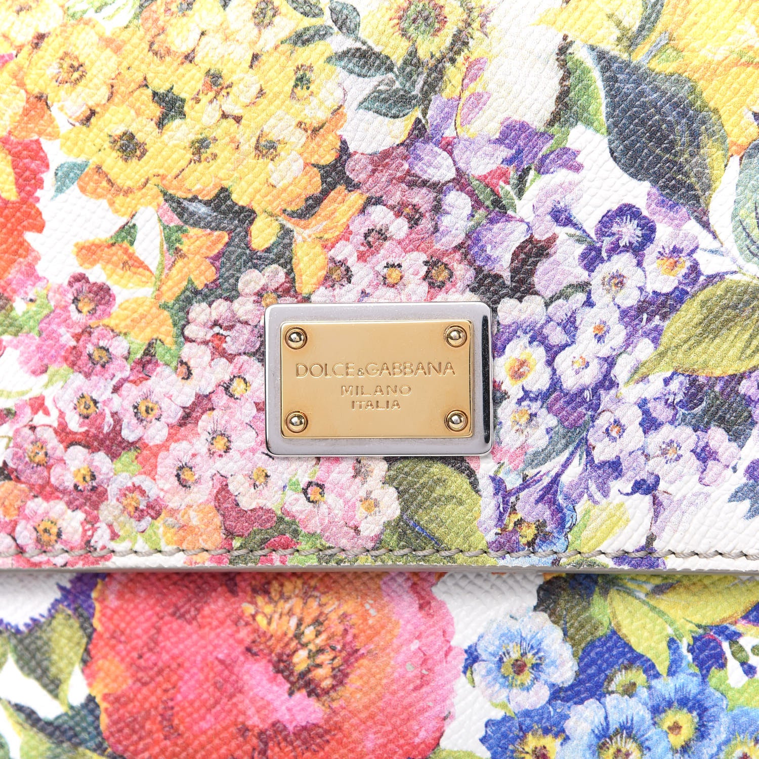 Dolce & Gabbana Dauphine Floral Print Medium Miss Sicily Satchel Multicolor 6 of 8