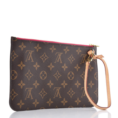 Louis Vuitton Monogram Neverfull MM GM Pochette Pivoine 3 of 7